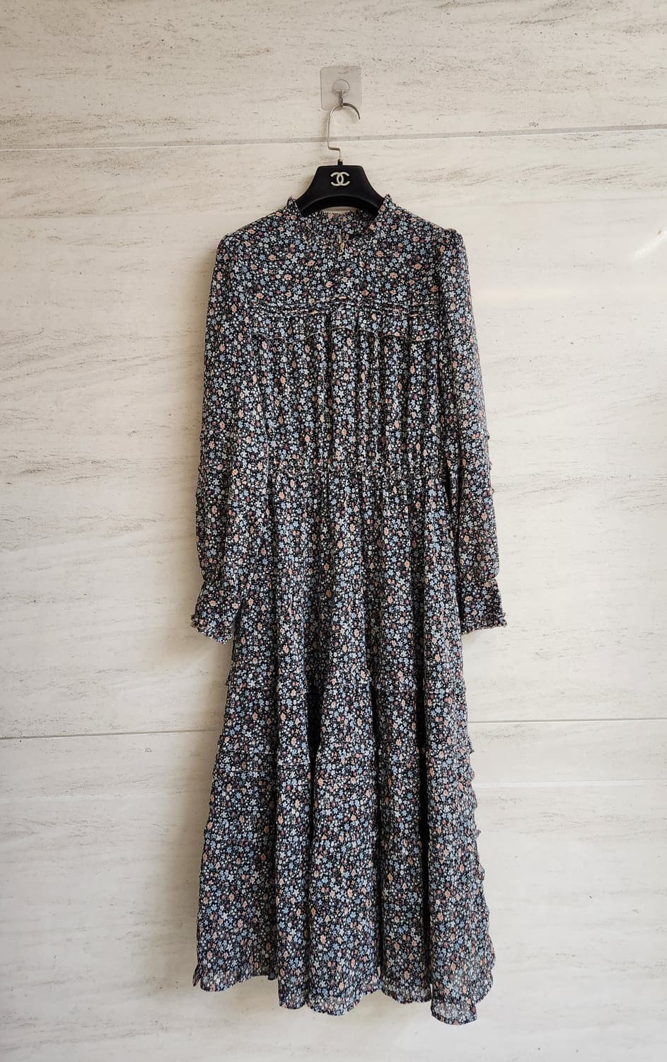 써스데이아일랜드 잔꽃 패턴 롱원피스 M사이즈 상품이미지7