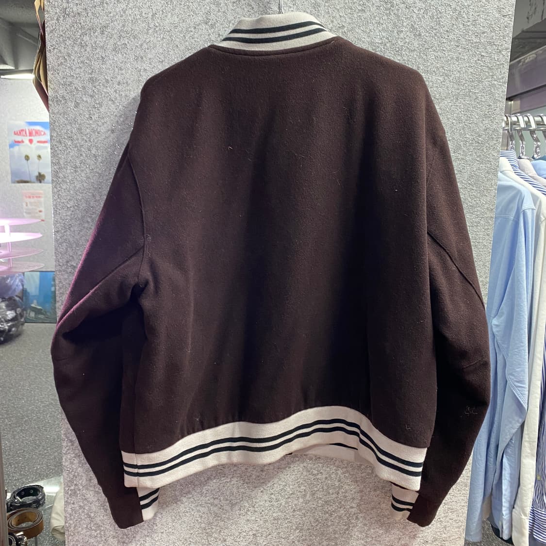 나이키 어센틱 울 브라운 바시티 자켓 B3536 상품이미지5