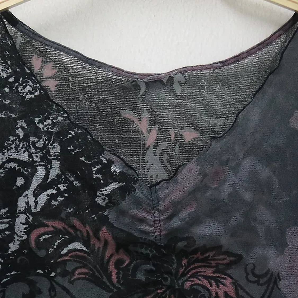 SENSOUNICO 오리엔탈 시스루 블라우스 67130 상품이미지5