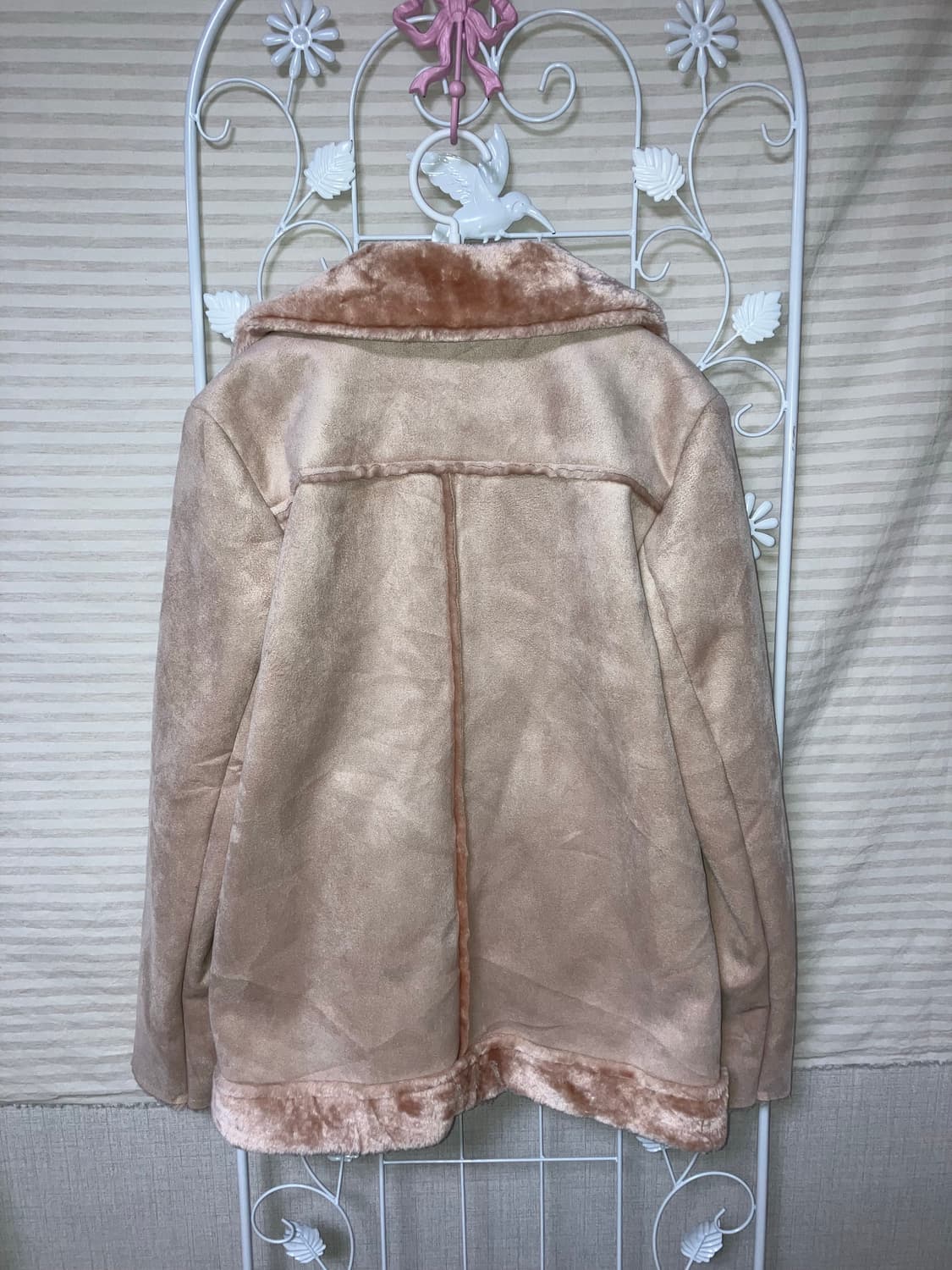 jpn vintage 베이비핑크 무스탕 y2k 스트릿 갸루 펑키 상품이미지2