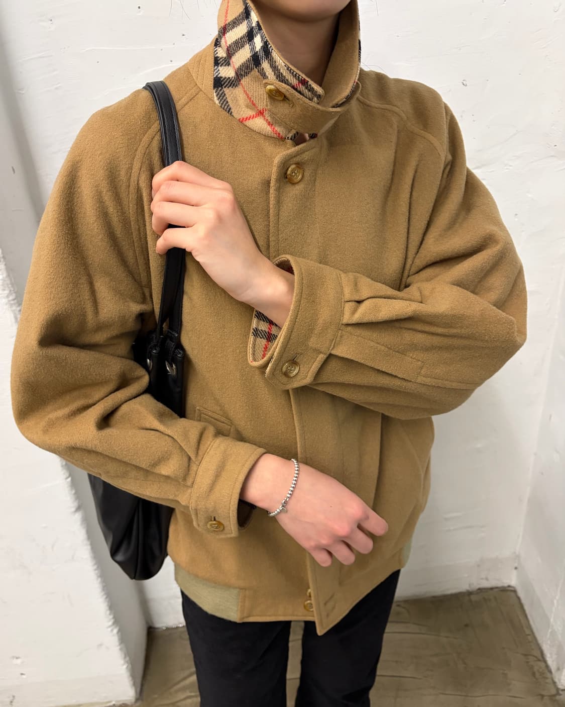 버버리 울 블루종 상품이미지3