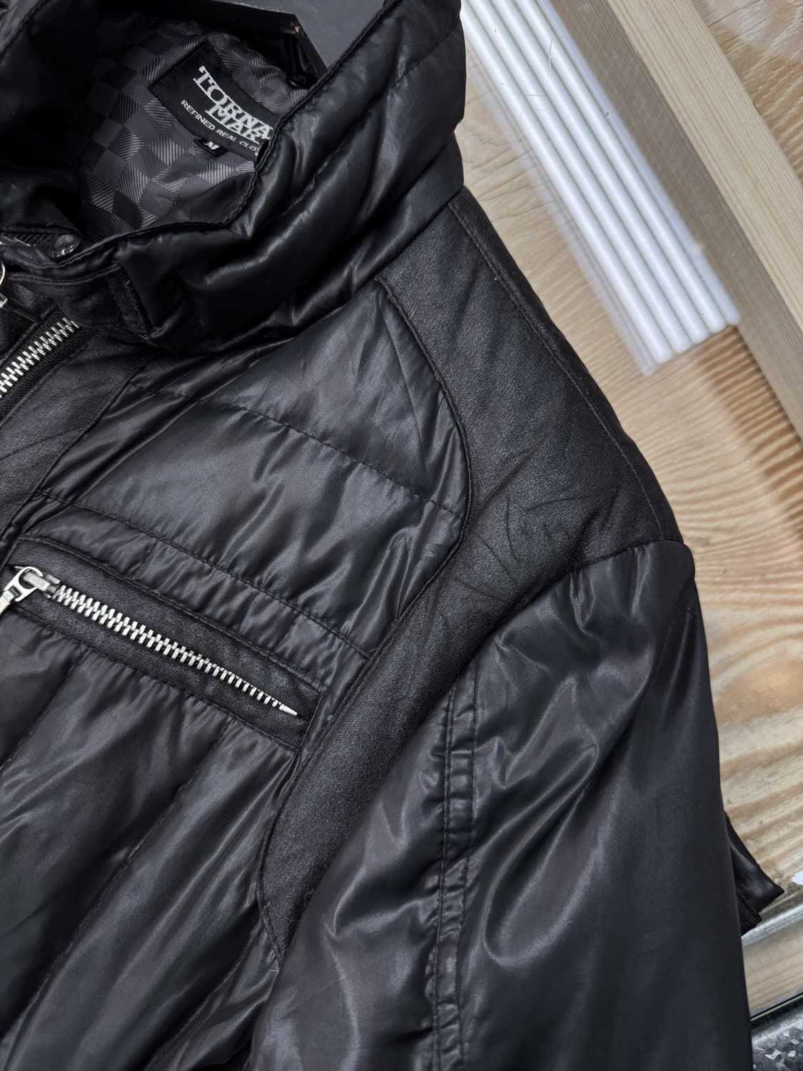 토네이도 마트 패디드 다운 바이커 자켓 상품이미지5