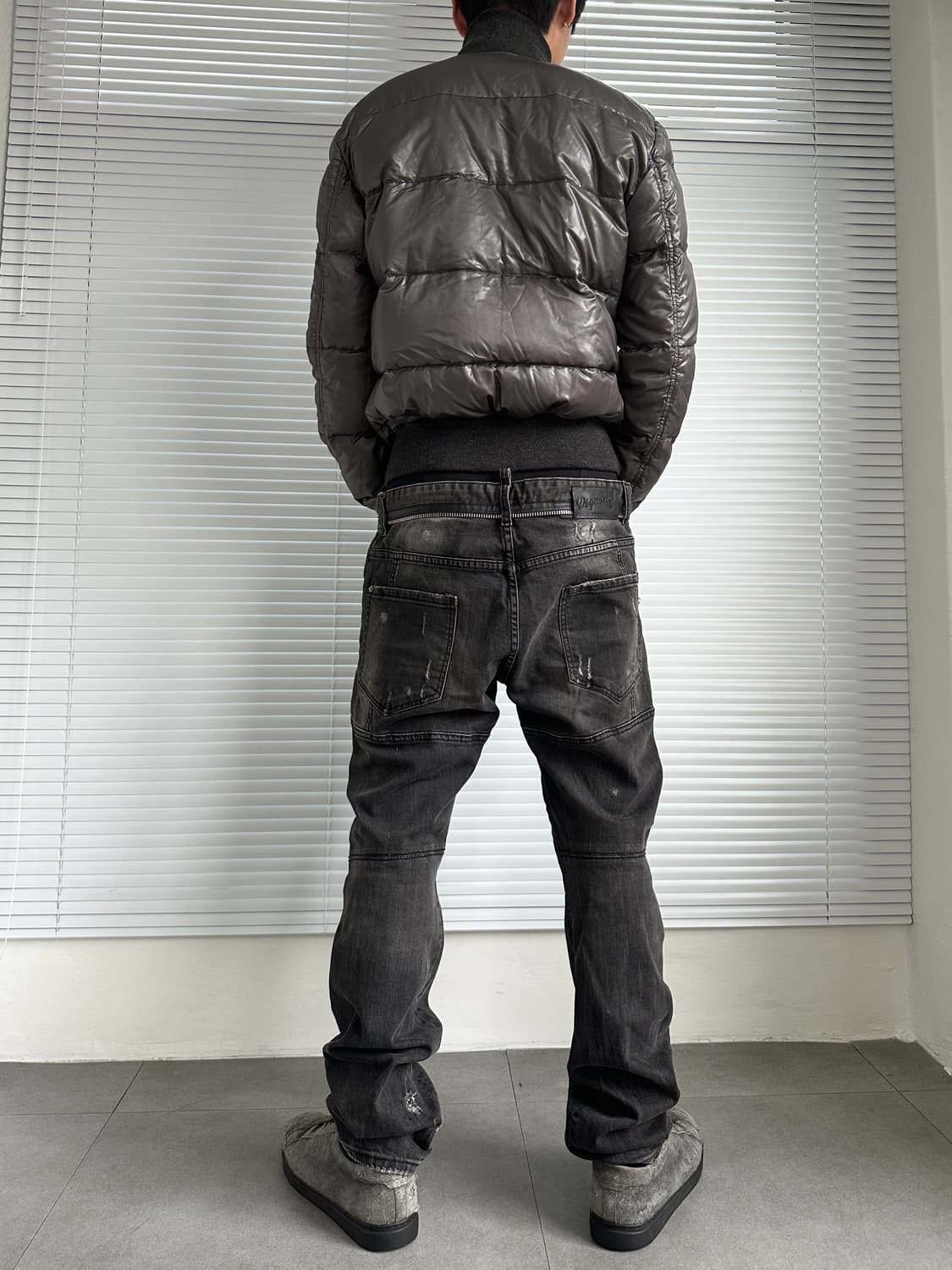 디스퀘어드 아카이브 아머 지퍼 새깅진 상품이미지4