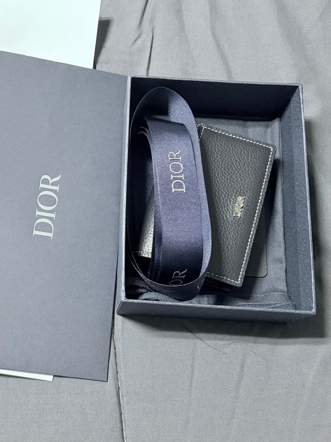 디올 새들 비즈니스 카드지갑 상품이미지6