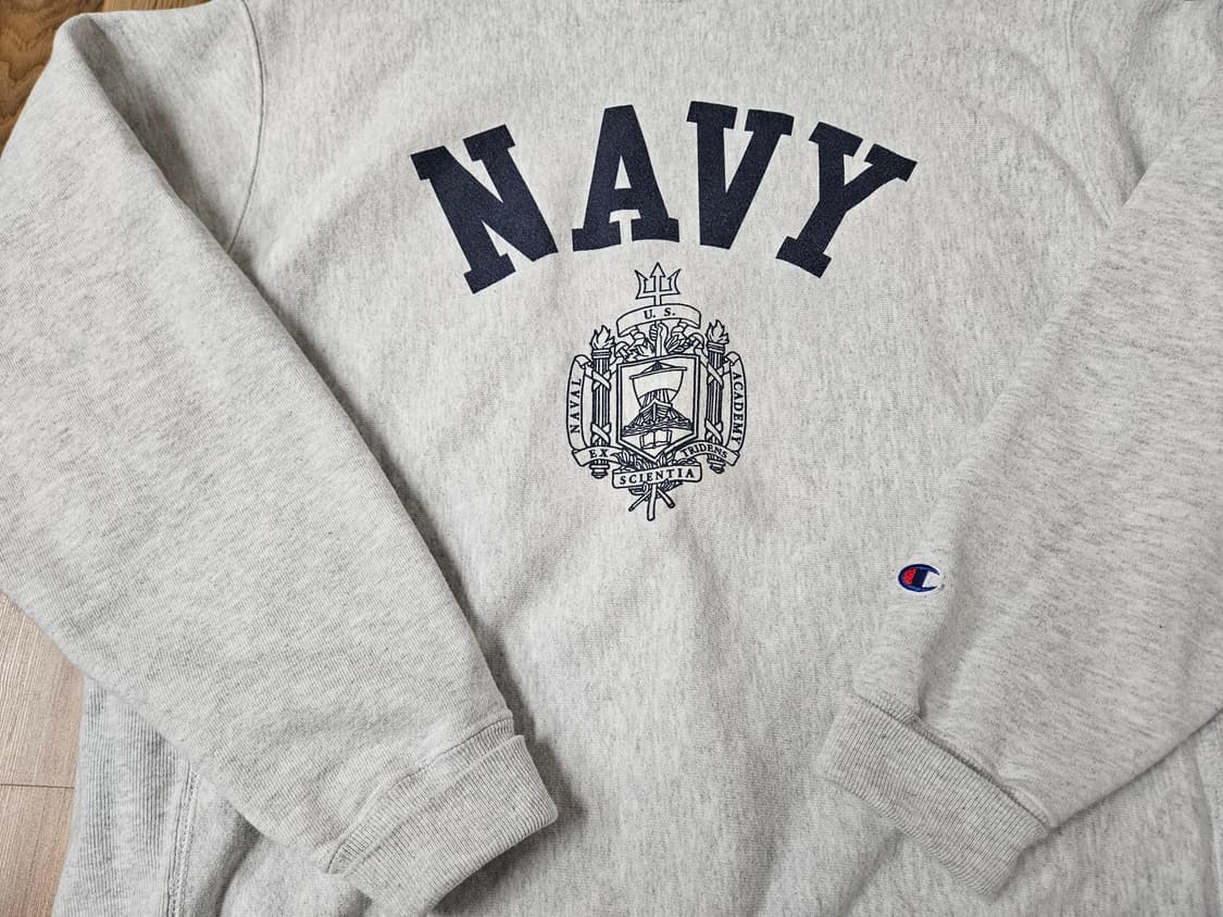 [L] 챔피온 리버스위브 us navy 스웻셔츠 맨투맨 상품이미지2