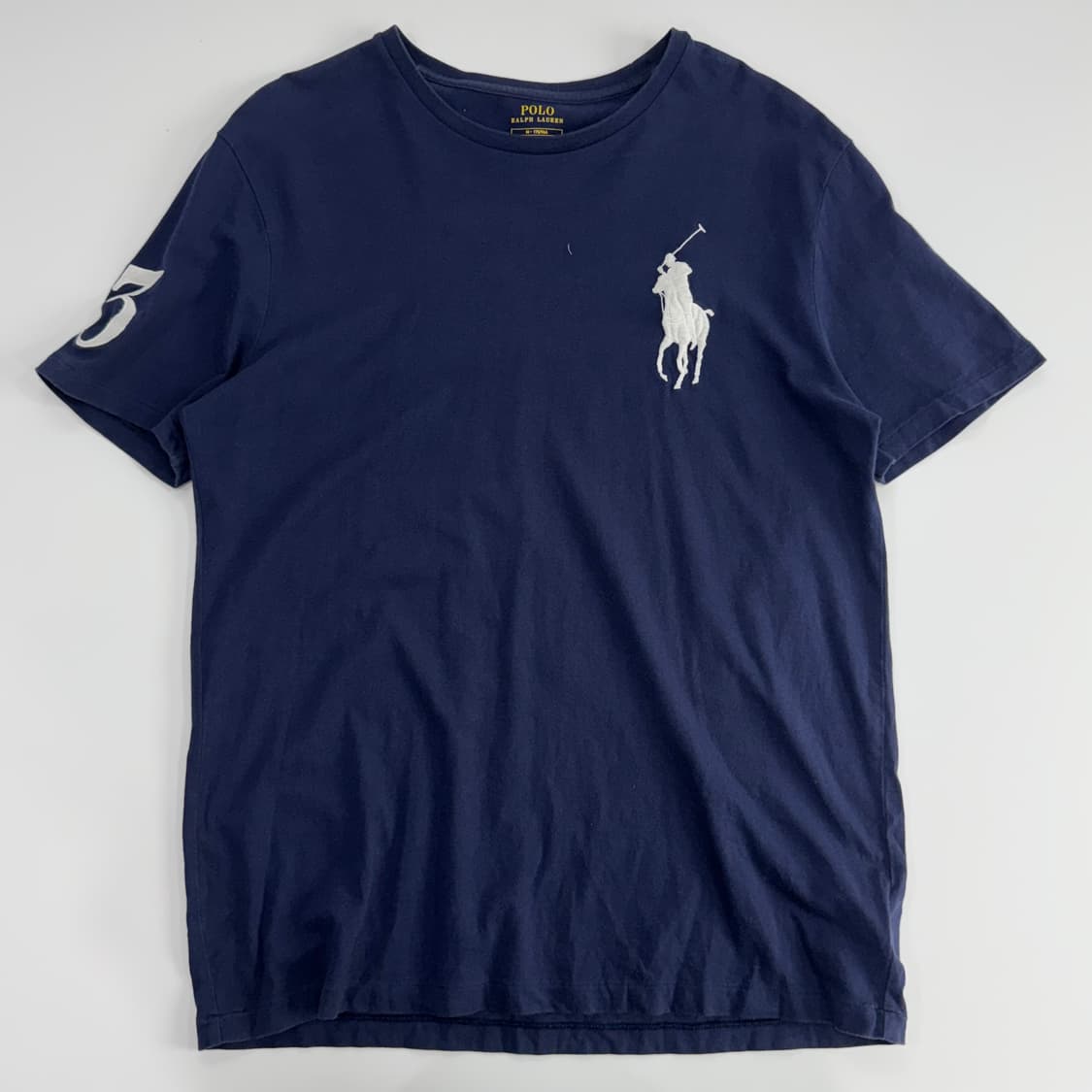 Polo 폴로 화이트 빅포니 네이비 반팔티 상품이미지3