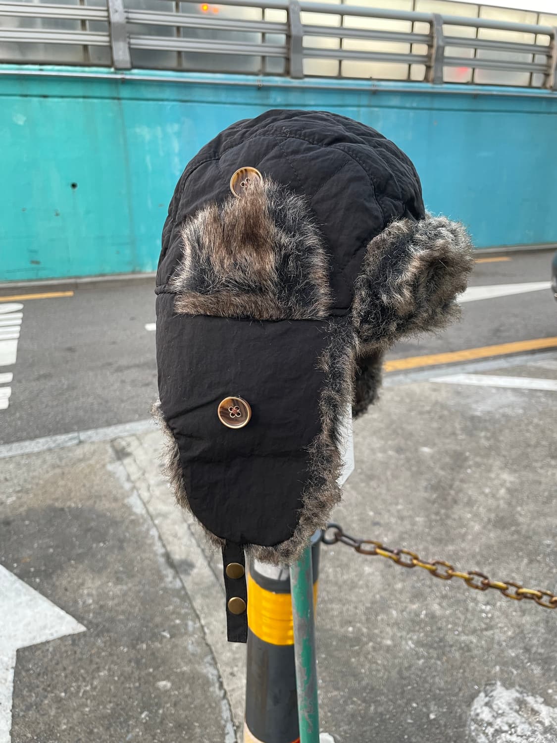 (빈티지)RUBEN 루벤 패딩 퍼 트루퍼 햇 상품이미지2