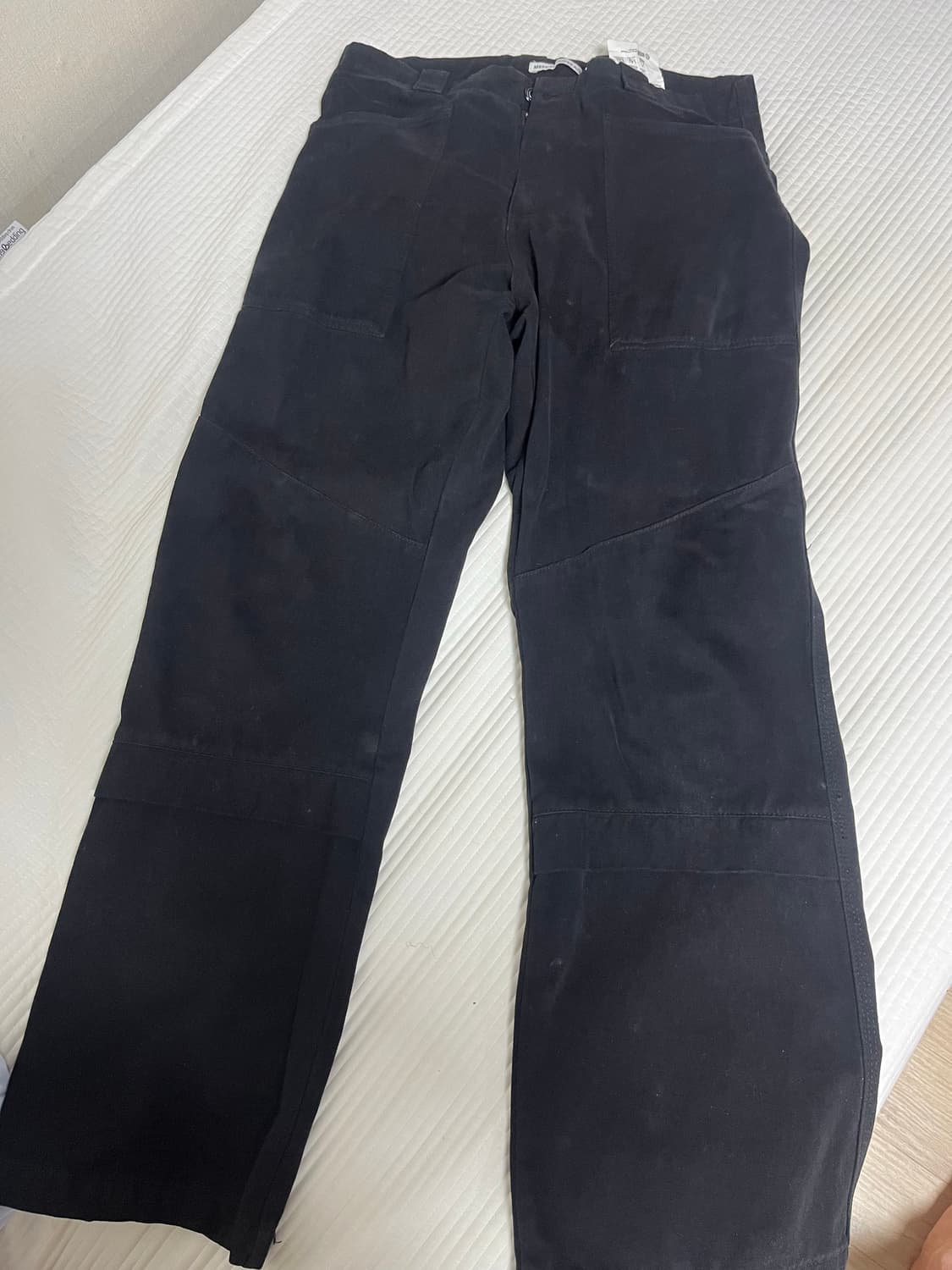 [m] 플라스틱프로덕트 웨이브 지퍼 팬츠 상품이미지1