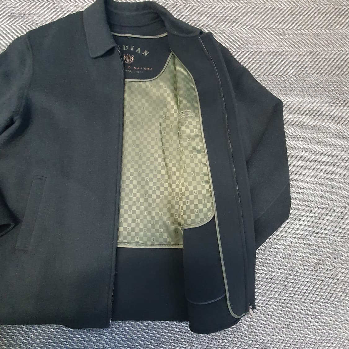 인디안 울100 집업자켓 남자105 상품이미지5