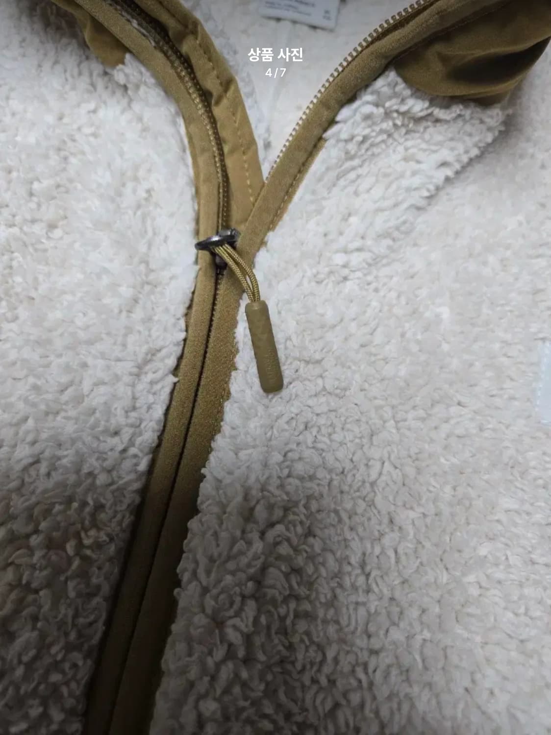 [노스페이스] 뽀글이 보아 플리스 베스트 (조끼) / 아이보리 / XL 상품이미지4