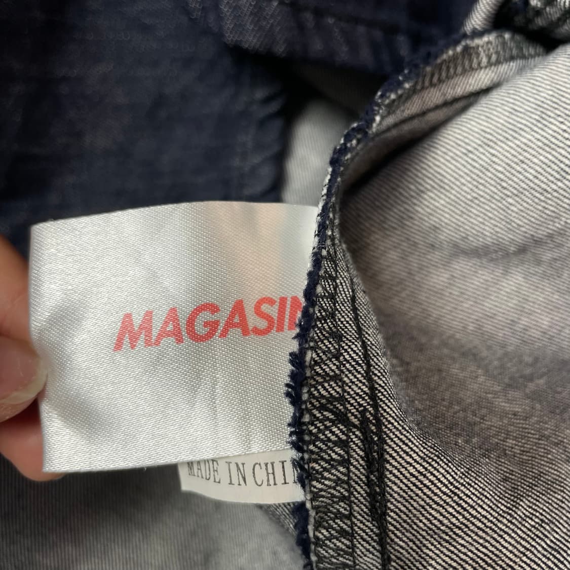 체리코코 진청 데님 롱 원피스 상품이미지4