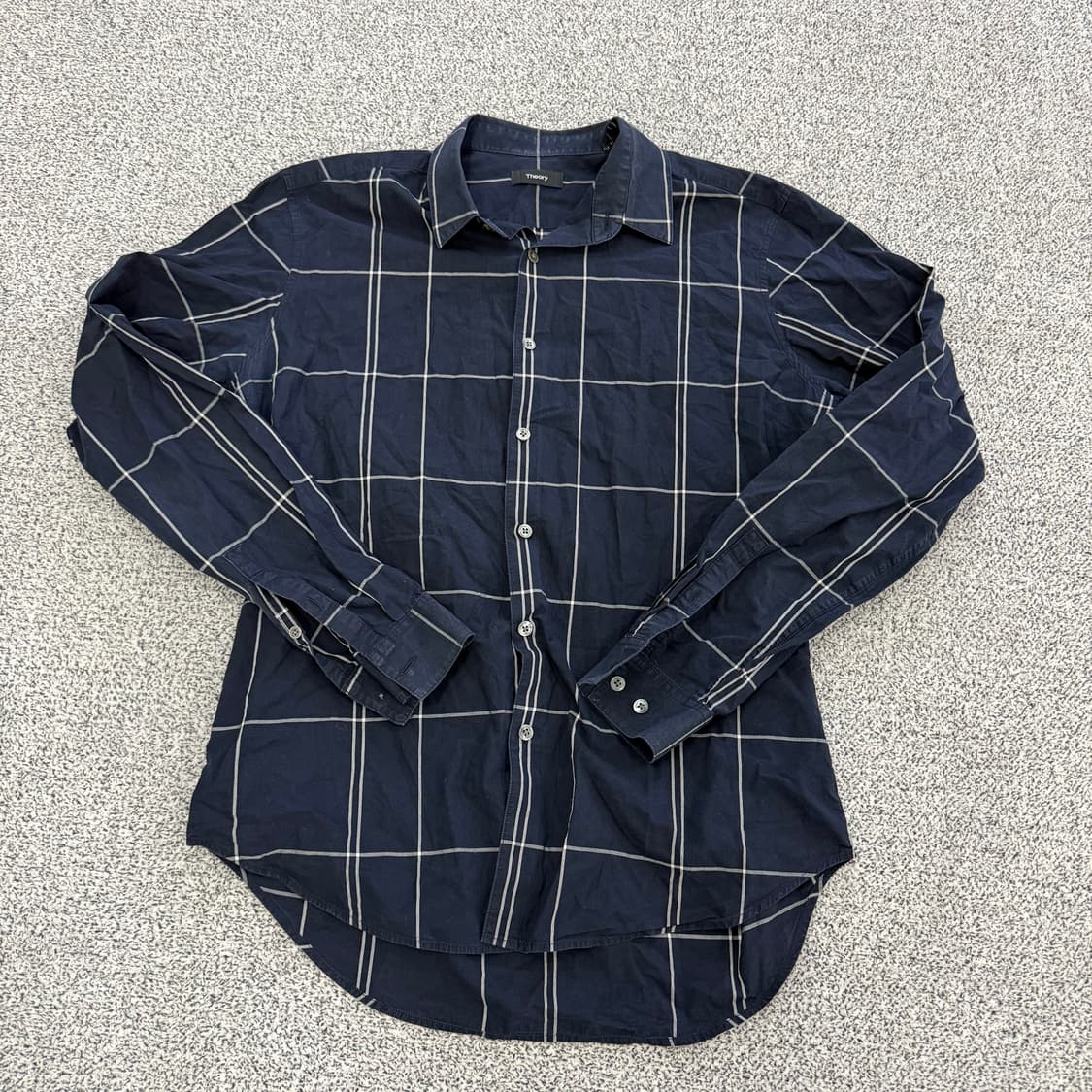 [M] 띠어리 윈도우페인 체크셔츠 0109T1 상품이미지1