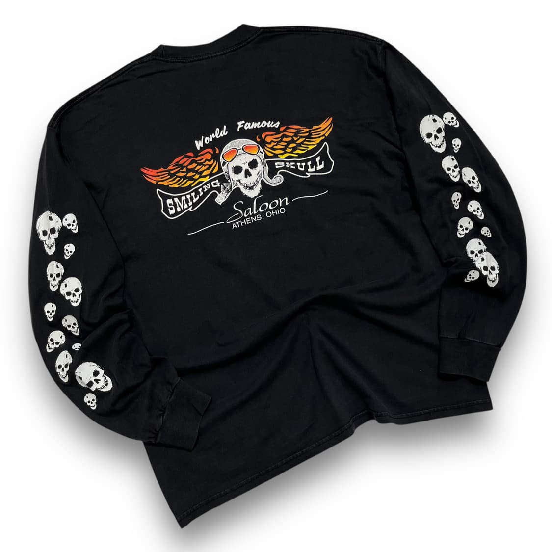 Smiling Skull World Farmers Long Sleeve 상품이미지1