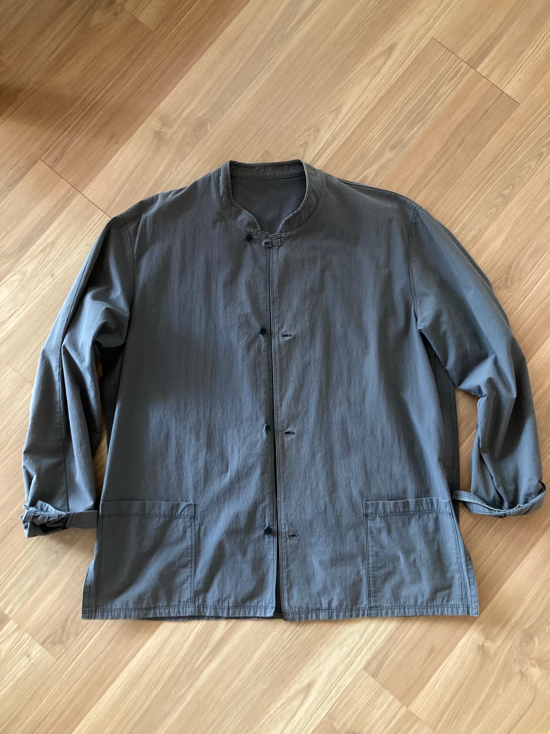 THE HINOKI 더 히노키 스탠드 차이나 밴드 만다린 카라 셔츠 자켓 상품이미지2