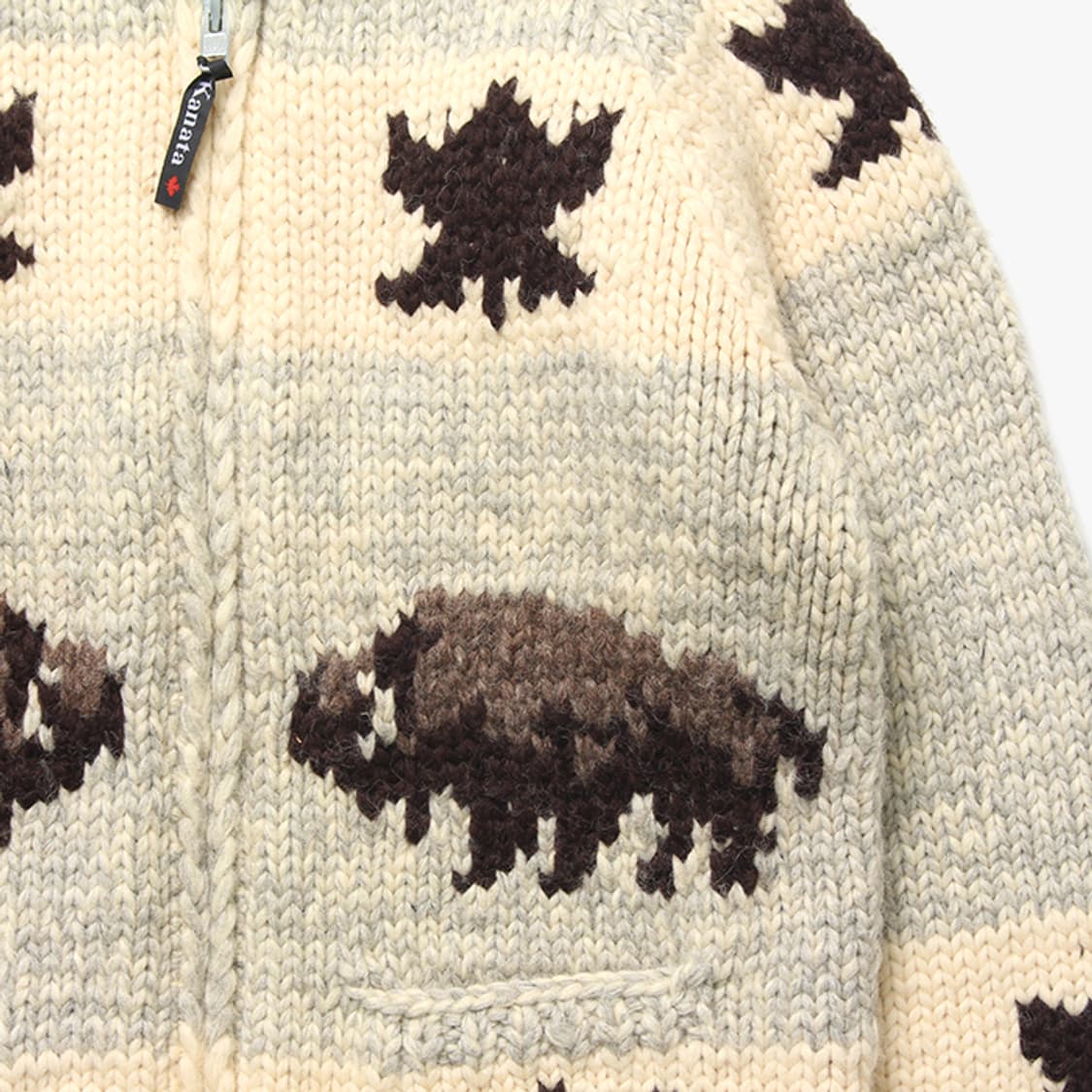  KANATA "Knit Zip-up" 상품이미지4