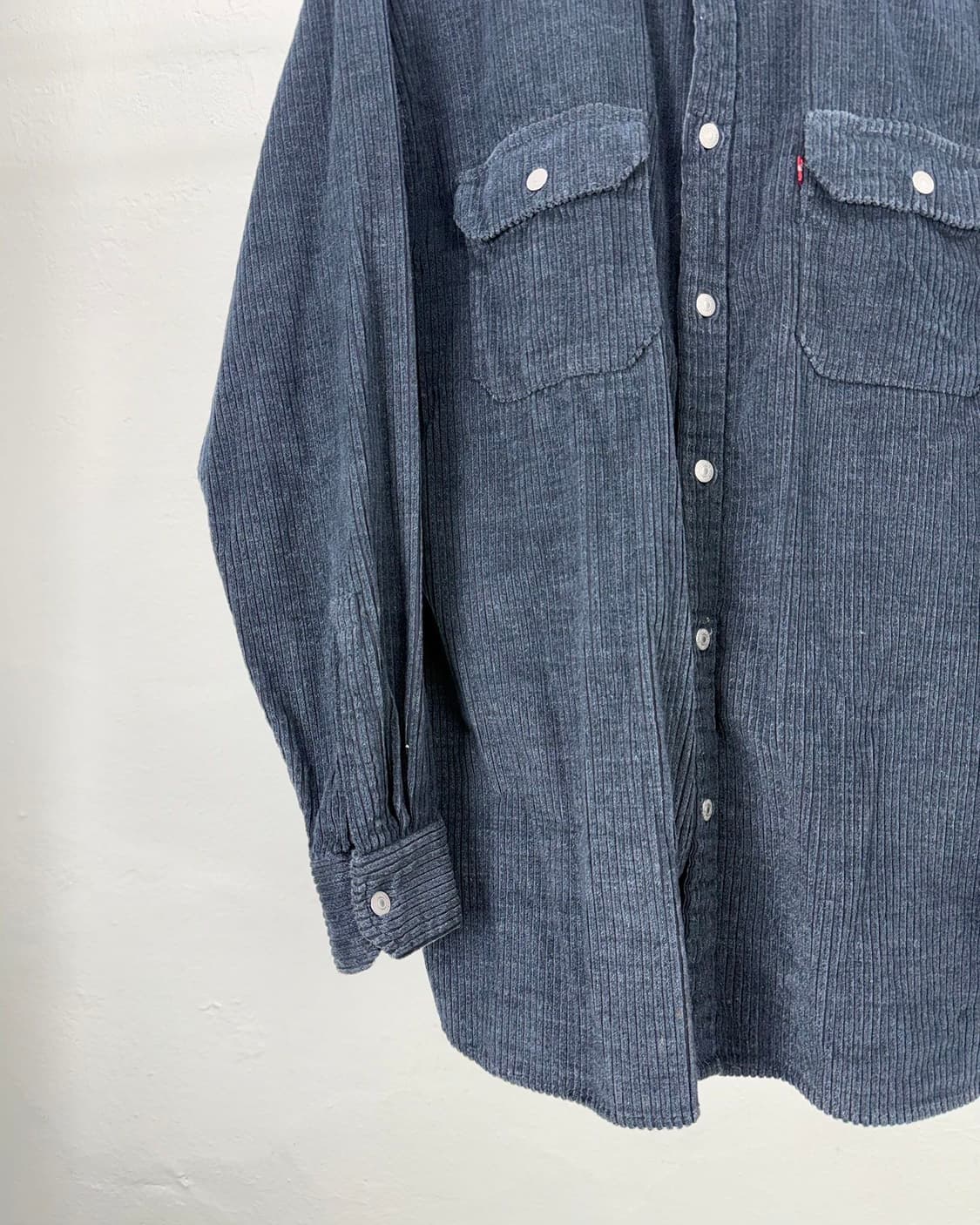 리바이스 네이비 투포켓 코듀로이 골덴 워크 셔츠 상품이미지4