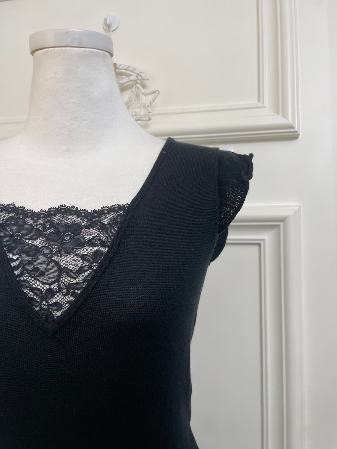black lace point crochet knit opc 상품이미지7