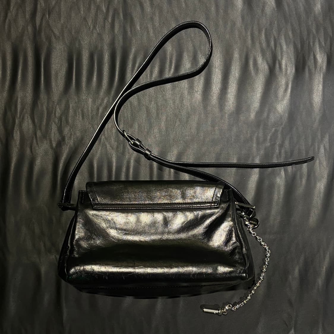 분크 가죽 숄더백 상품이미지2