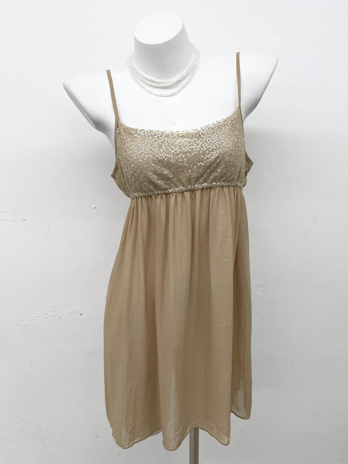 카페라떼 글리터 시어 슬립 상품이미지1