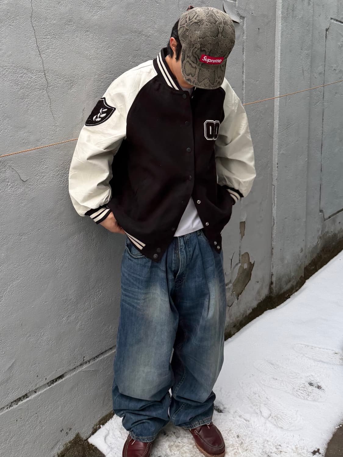 빈티지 바시티 자켓 상품이미지1