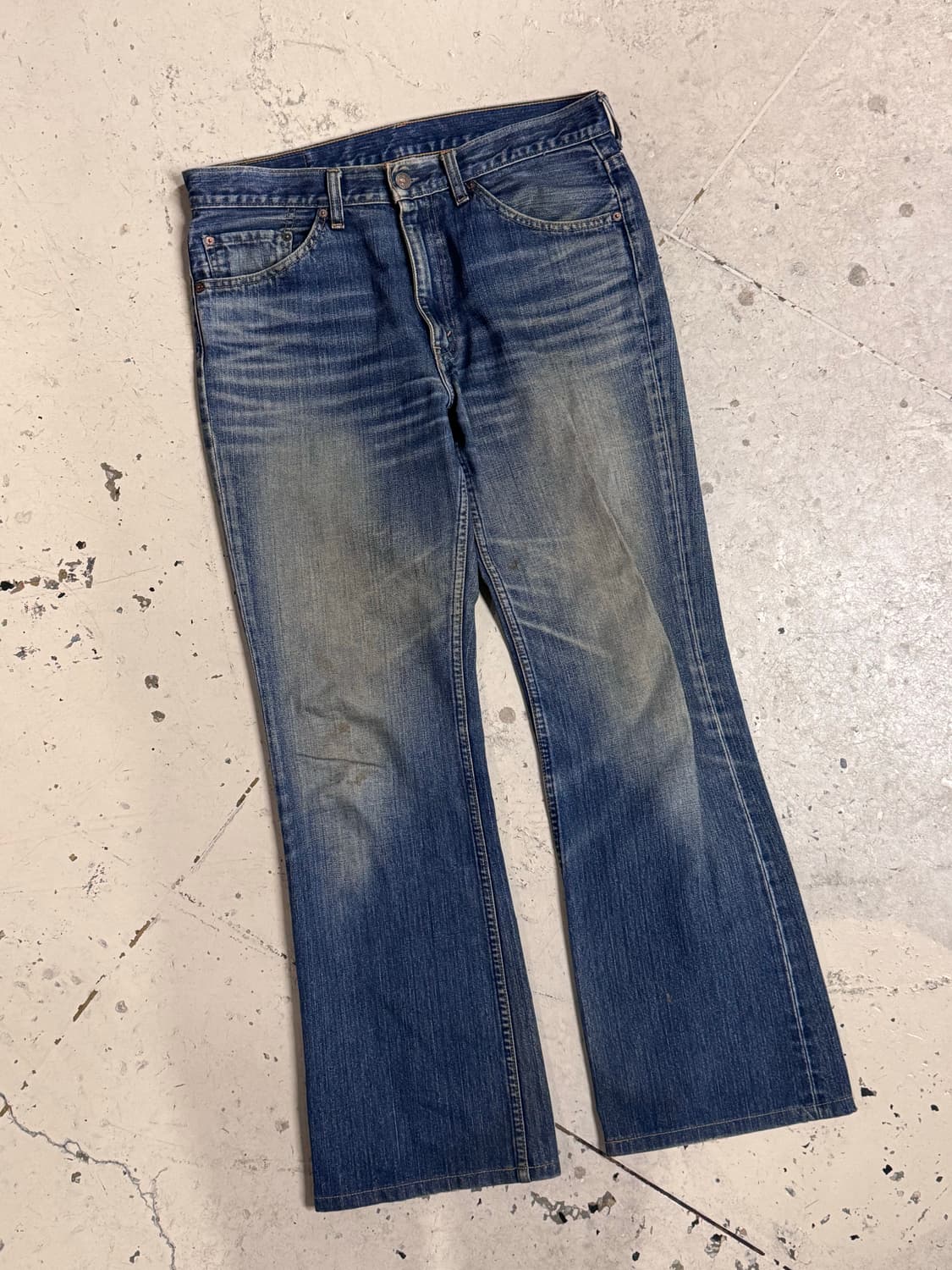 90s 리바이스 517 워시드 데님 부츠컷팬츠 상품이미지3