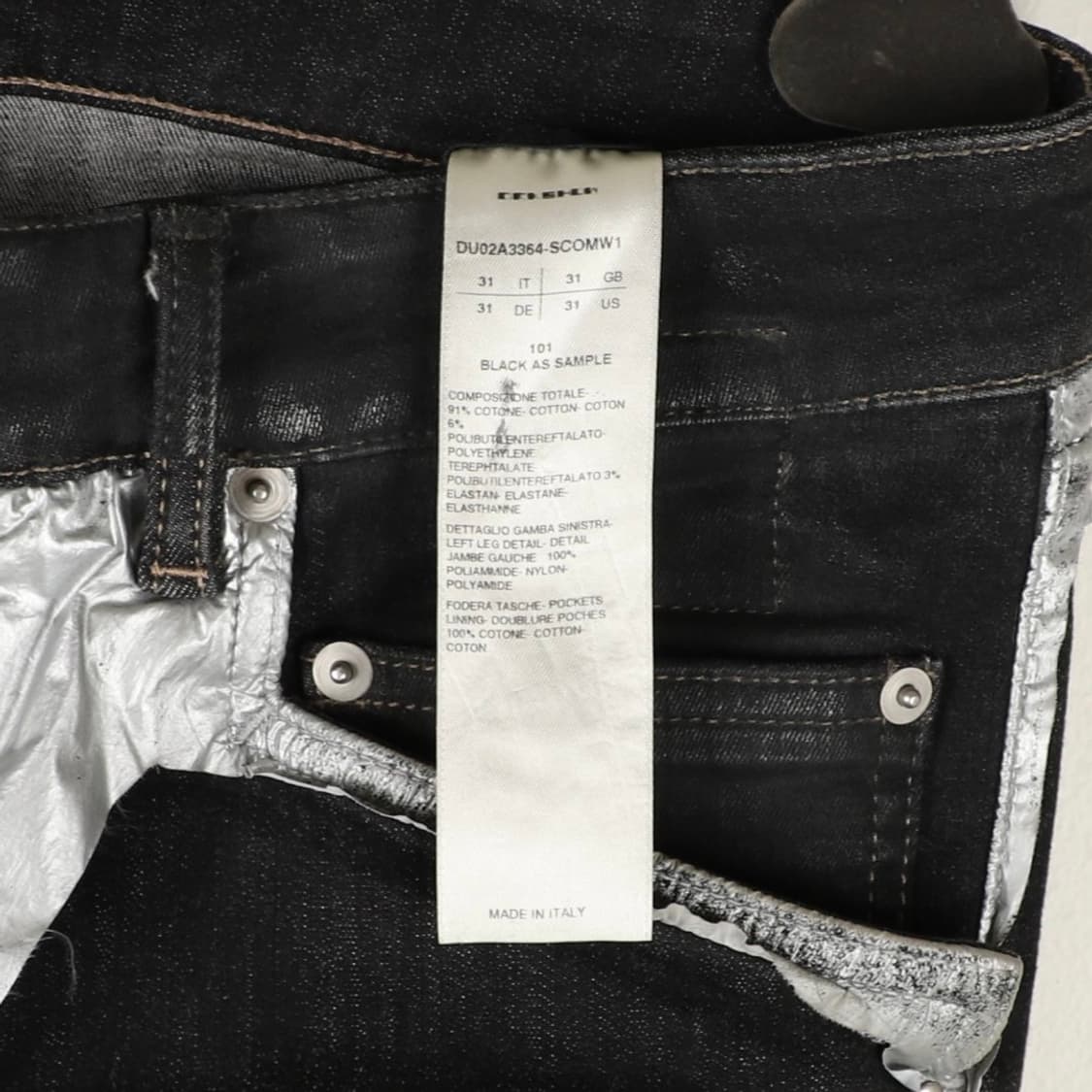 31 / Rick Owens 릭오웬스 타이론 컷 코팅 팬츠 상품이미지6