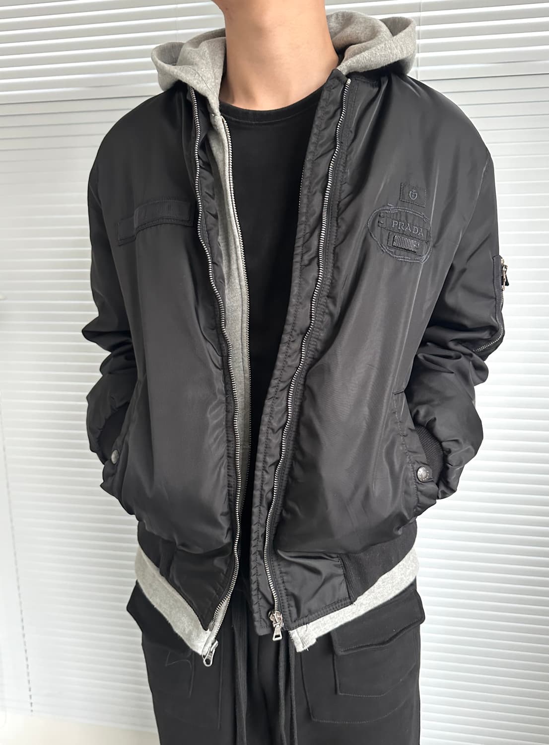 프라다 2006AW 아카이브 봄버 자켓 상품이미지1