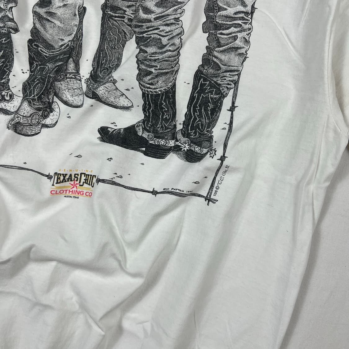 90‘s 92년도 texaschic clothing co 반팔티 상품이미지3