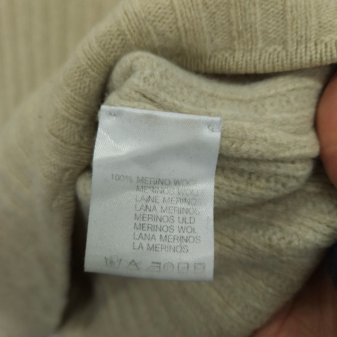버버리 엘보 패치 메리노울 니트 L 상품이미지6
