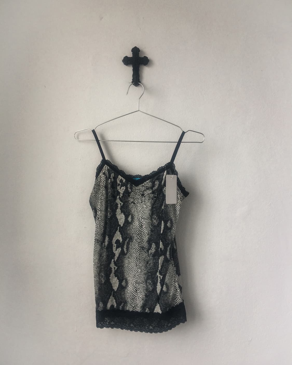 Python pattern lace sleeveless 상품이미지2