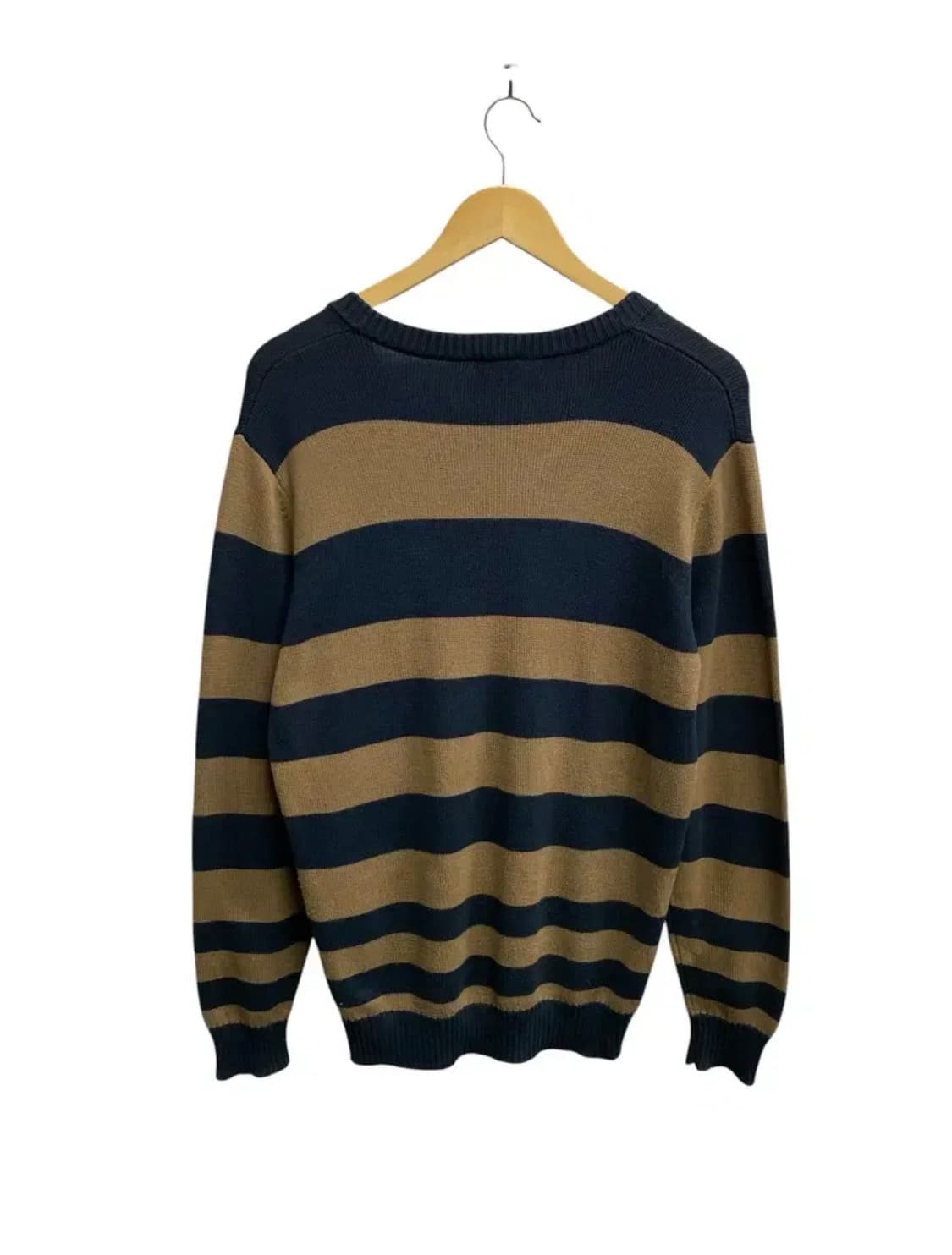 라코스테 스트라이프 브이넥 니트 95 상품이미지3