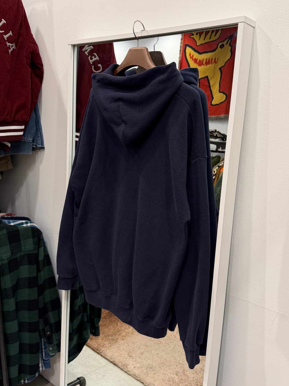 00s Lee 리 페이딩 스웻 후드 집업 상품이미지6