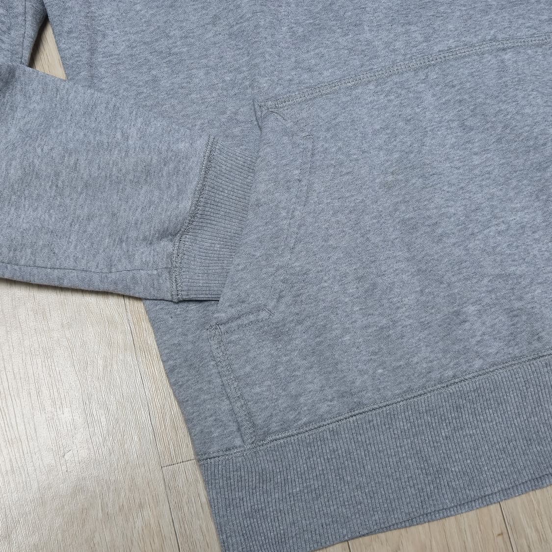 나이키 레드 빅로고 약기모 그레이 후드티 상품이미지3