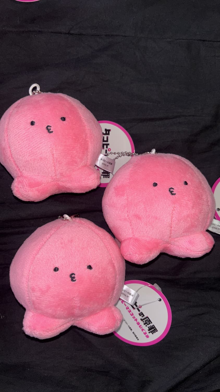 (일본 정품) 타코피의 원죄 마스코트 키링 인형 - 기본 표정 상품이미지1