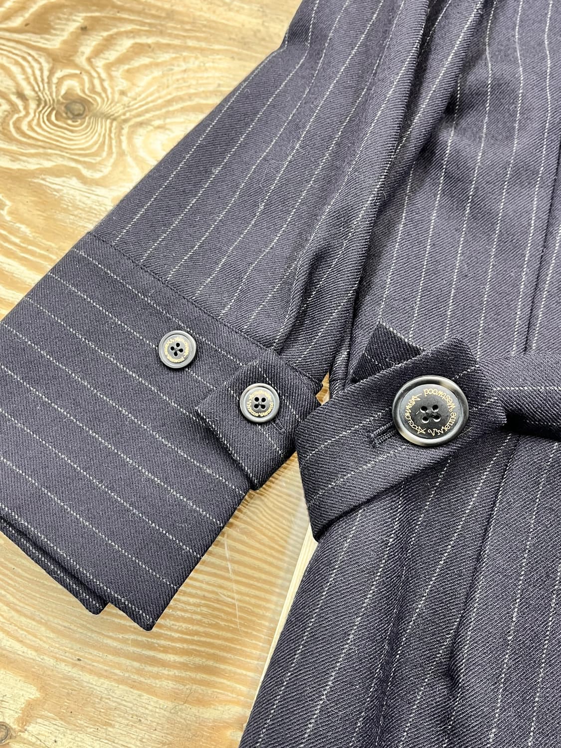 비비안웨스트우드 드레이프 넥 스트라이프 원피스 상품이미지4