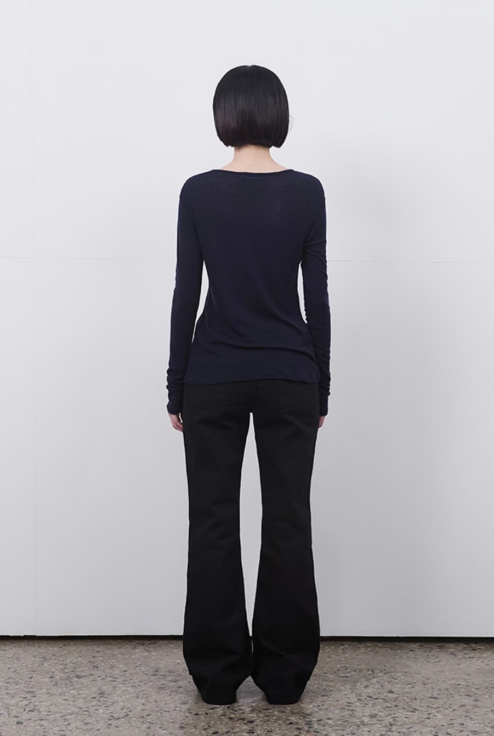 오헤시오 부츠컷 코튼 팬츠 상품이미지6