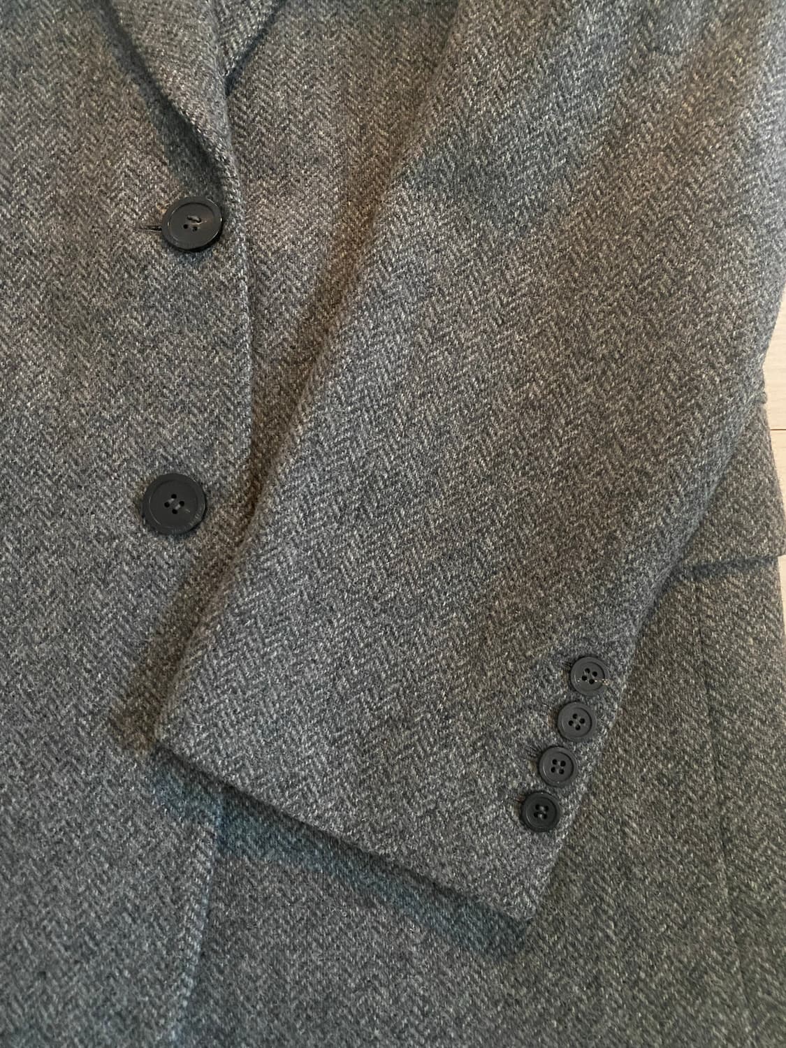 마르디메크르디 울100 헤링본 자켓 상품이미지4