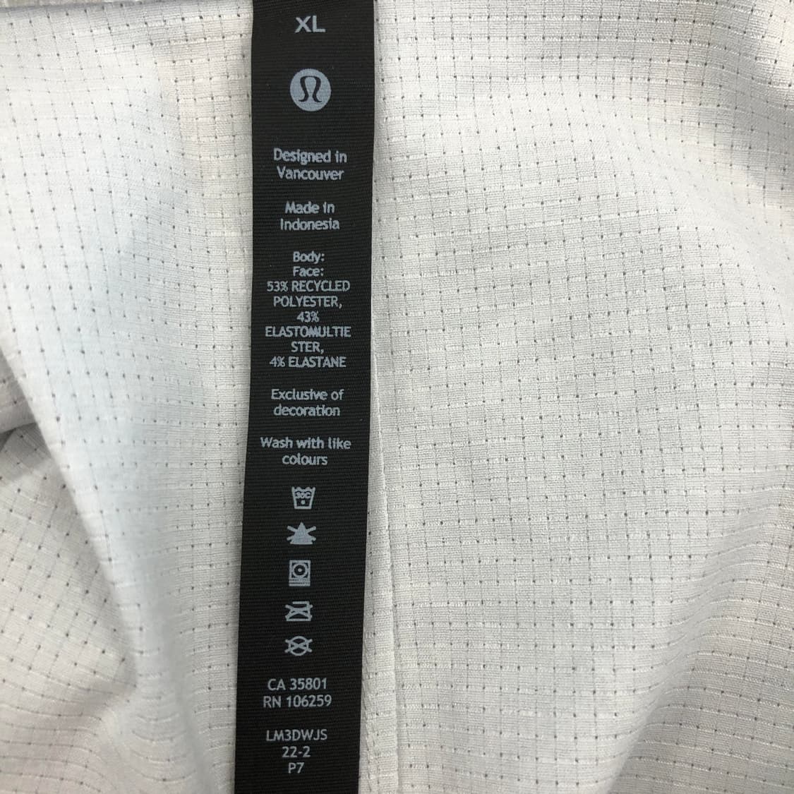 룰루레몬 에어링 이지 숏슬리브셔츠 XL 상품이미지5