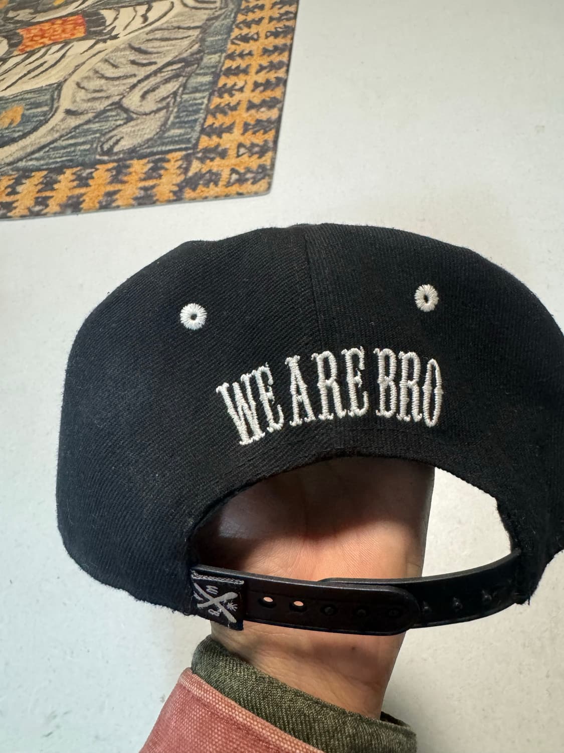 위아브로 블랙 카모 스냅백 뉴에라 모자 볼캡 상품이미지3