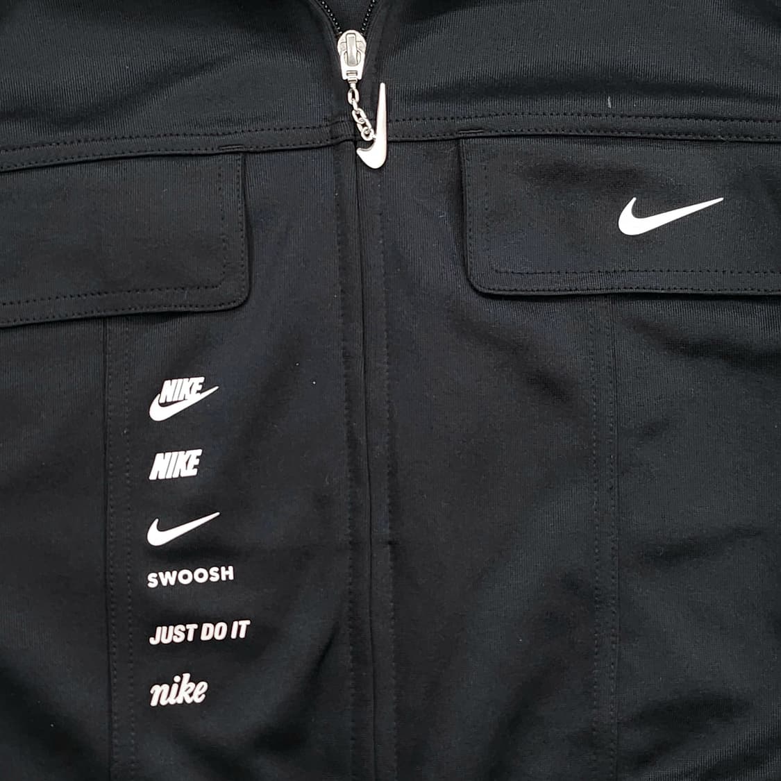 나이키 스우시 멀티로고 크롭 집업 트랙 자켓 상품이미지5