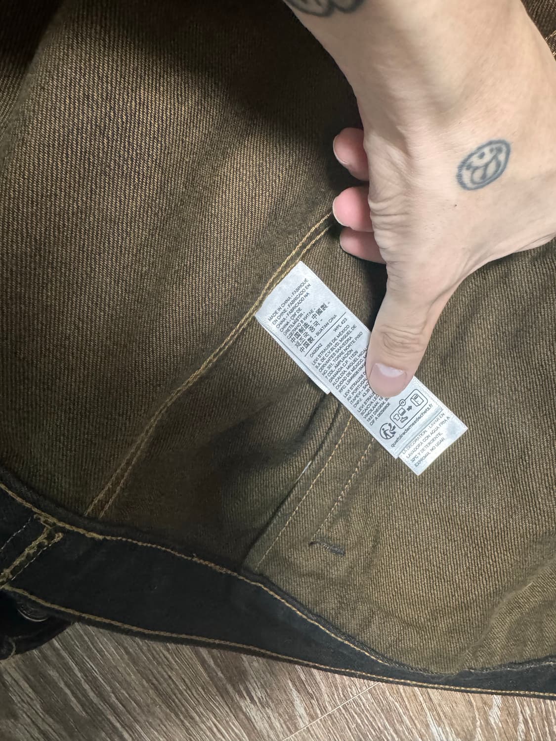 Stussy x Levi's Crispy Rinse Trucker  상품이미지4