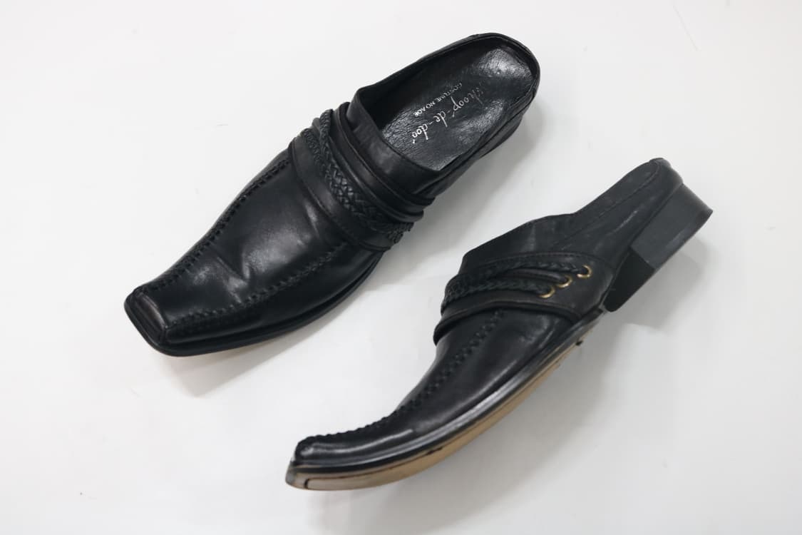 훕데두 스퀘어토 레더 뮬 상품이미지4