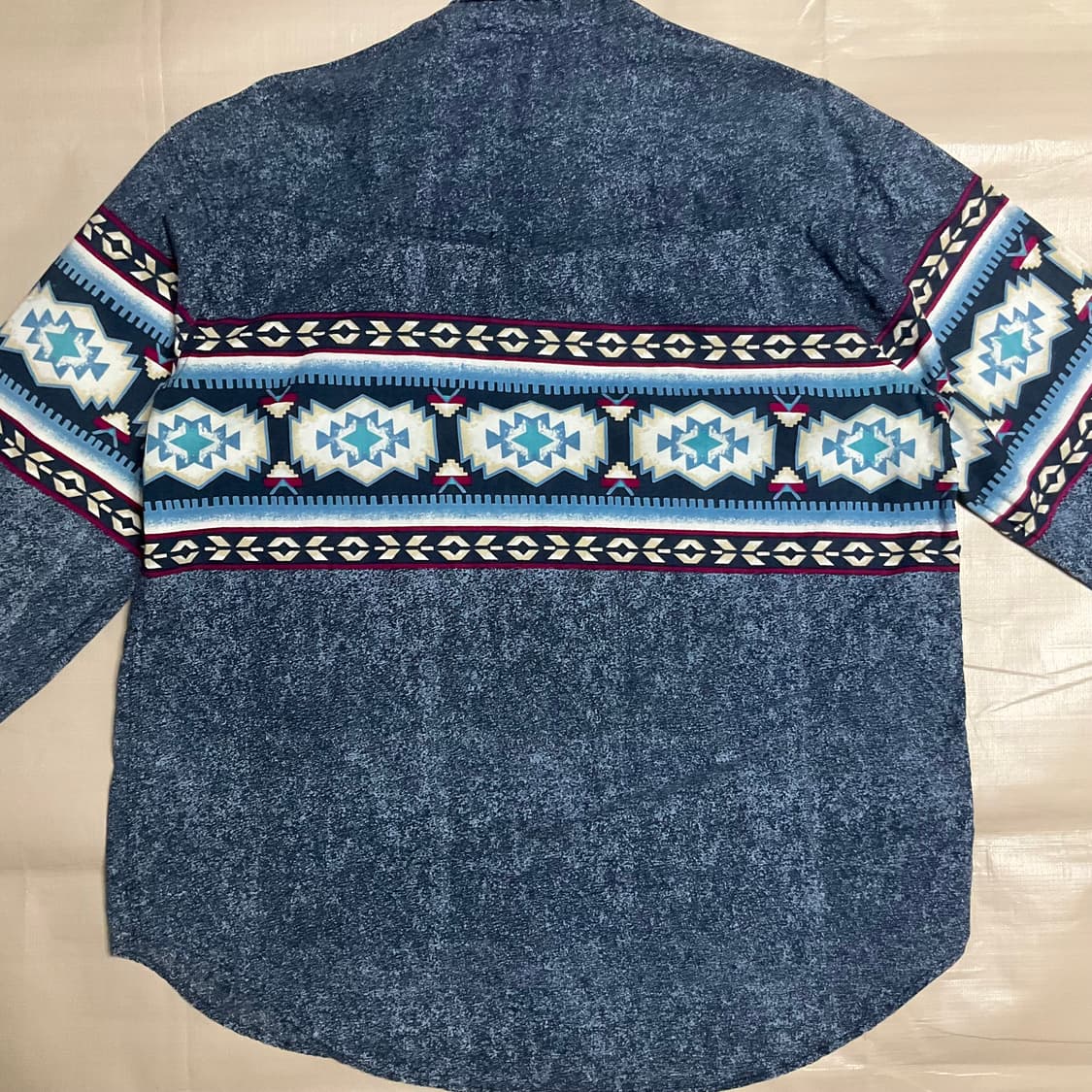 빈티지 나바호 패턴 셔츠 L 상품이미지5