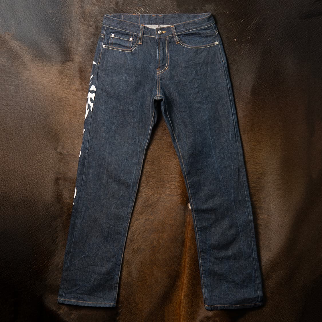 [32] OSAKA 오사카 재팬 메이드 드래곤 프린팅 데님팬츠  상품이미지6