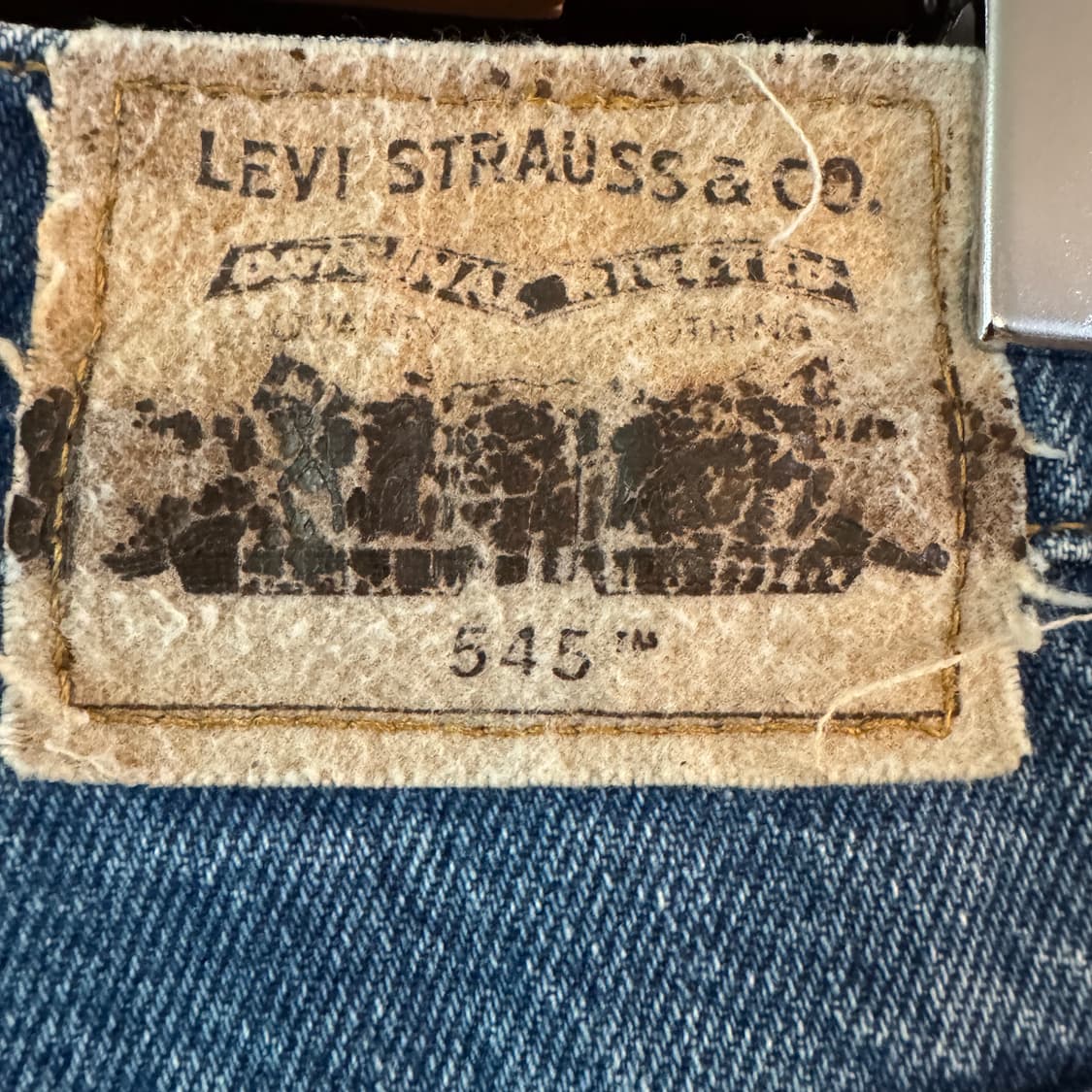 90s미제) 리바이스 545 루즈핏 청바지 W35 상품이미지10