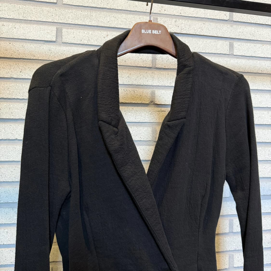 알렉산더 왕 하이브리드 랩 블레이저 탑 더블버튼 골지안감 블랙 상품이미지4