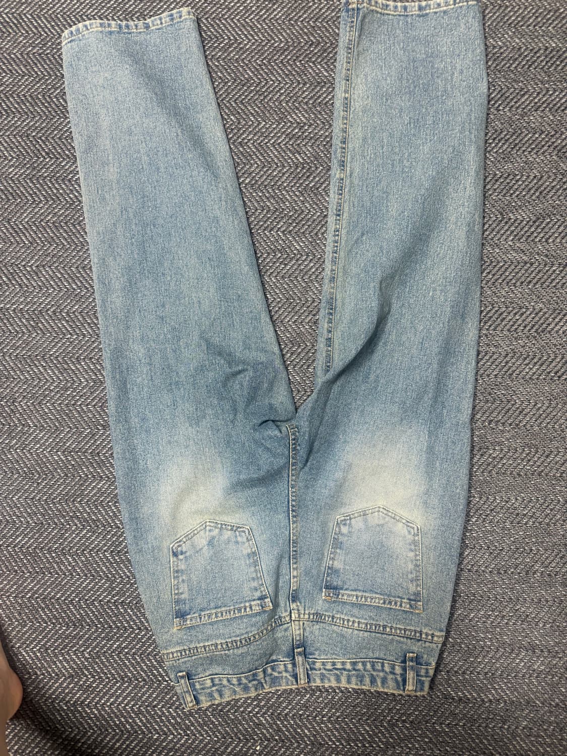 Earthjigu baggy jeans 배기 바지 M사이즈 ocean 상품이미지3