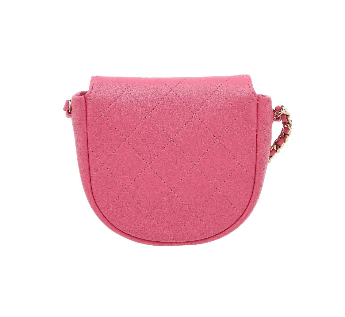 [S급] 샤넬 고트스킨 체인 메신저 크로스백 미니 핑크 판매합니다!!! 상품이미지3