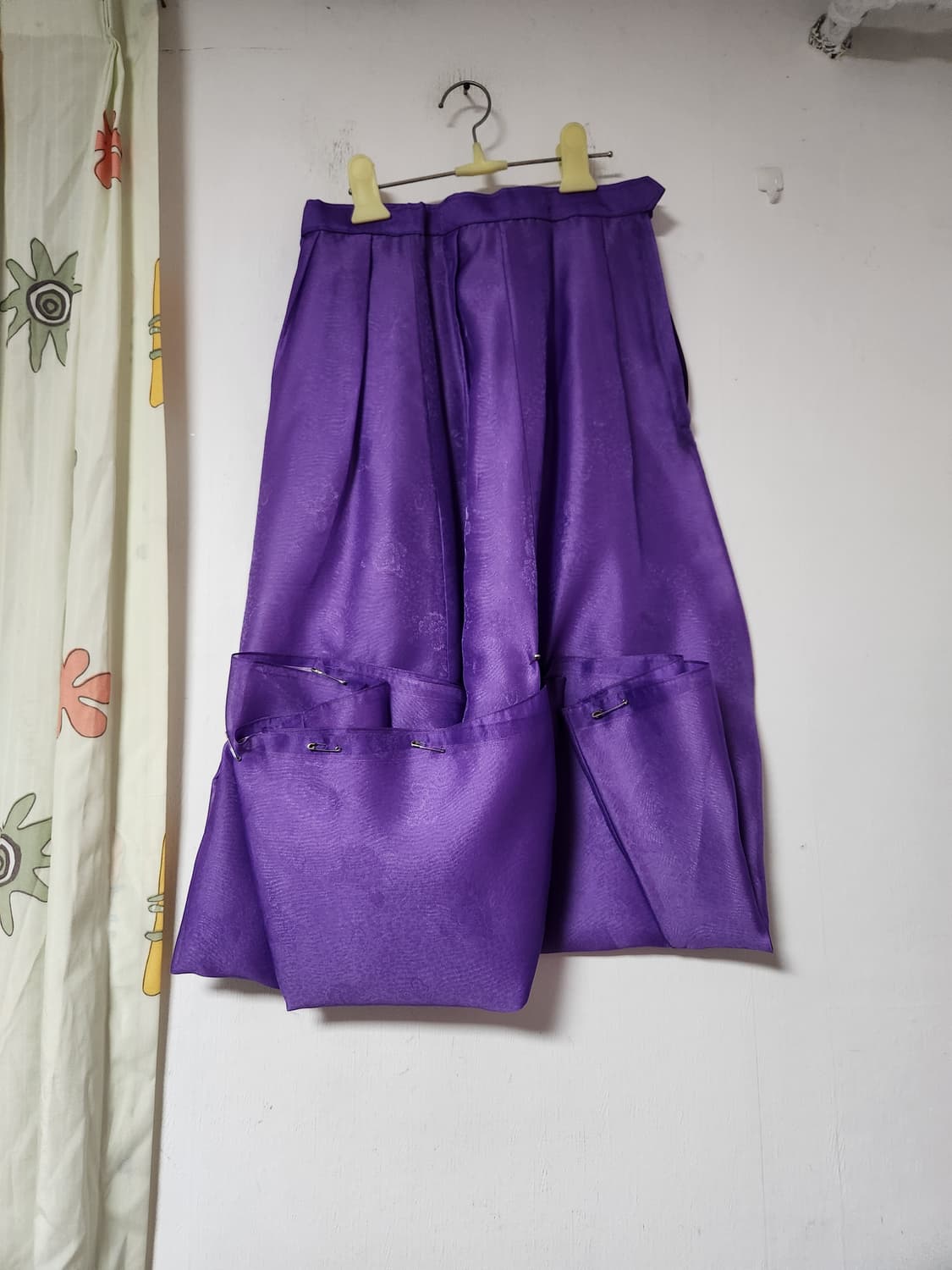 핑크 저고리 보라 치마 개량한복 세트66 상품이미지3