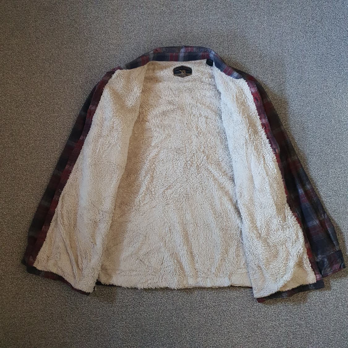 미국 수입 쉐르파안감 플란넬 체크 셔츠 no.2 상품이미지7